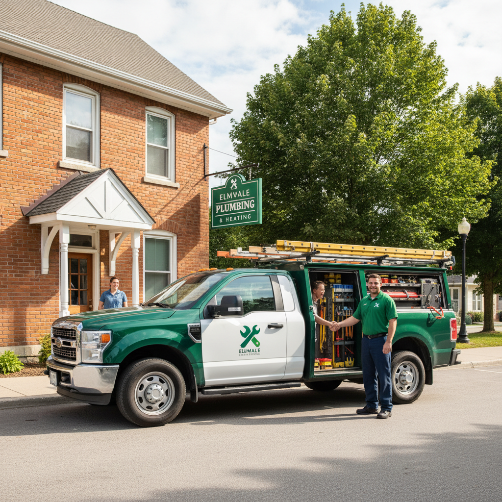 Professional plumber working on residential plumbing system in a modern home
